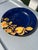 Late 20th Century Late 20th Century Blue & Gold Plate For Sale - Image 5 of 5