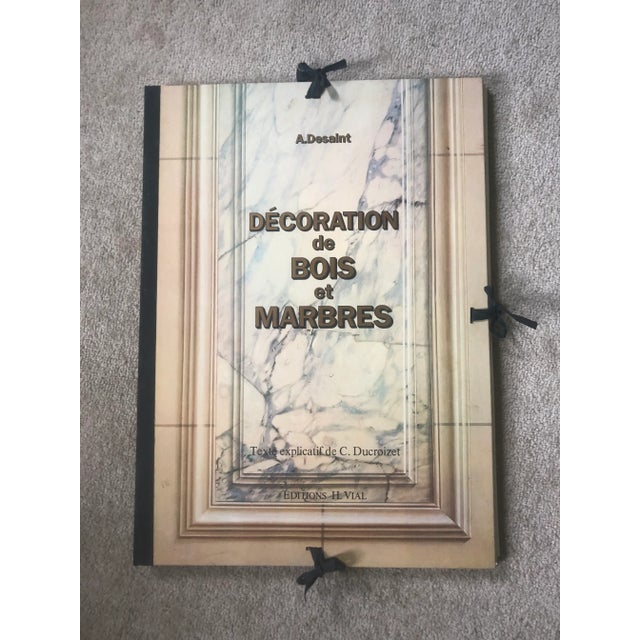 Vintage Decoration De Bois Et Marbres Portfolio Texte C. Ducroizet Book For Sale - Image 11 of 11