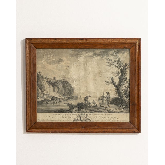 Wood 19th Century France Sienna Wood Print For Sale - Image 7 of 15