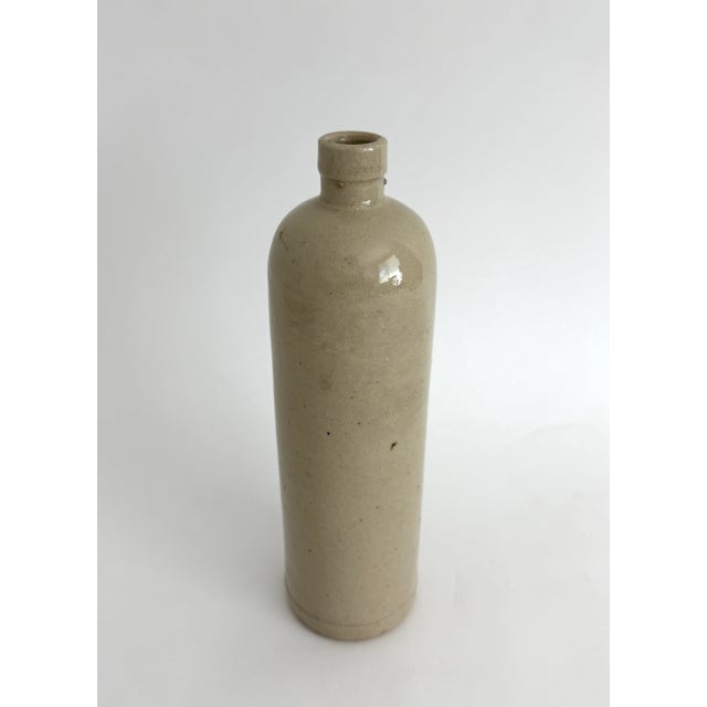 French Country Antique French Stoneware Bottle For Sale - Image 3 of 7