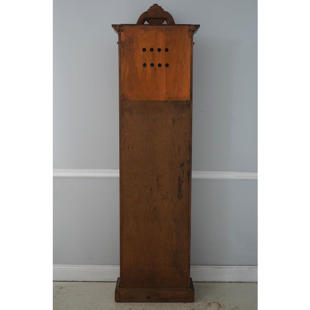 Ridgeway Walnut 5 Tube Tall Case Grandfather Clock For Sale - Image 16 of 18