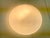 UFO Disc-Shaped Ceiling Lamp by Glashütte Limburg, 1980s, in Very Good conditions. Designed 1980 to 1989 This piece has an...