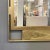 Italian Modern Wall Mirror in Golden Metal with Geometric Decorations, 1980s For Sale - Image 10 of 11