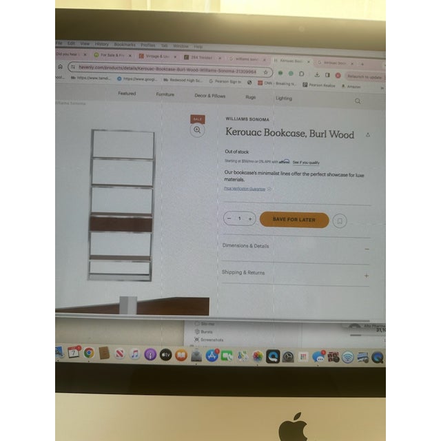 2010s Williams Sonoma Bookshelf For Sale - Image 5 of 5