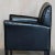 Set of Mid-Century Modern Style Fluted Back Leather Armchairs For Sale - Image 17 of 18