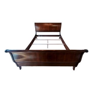 Ethan Allen Sleigh Bed, Queen For Sale