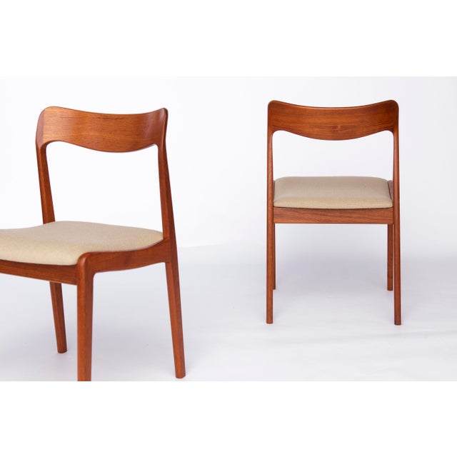 Wood Vintage Danish Teak Chairs, 1960s, Set of 4 For Sale - Image 7 of 10