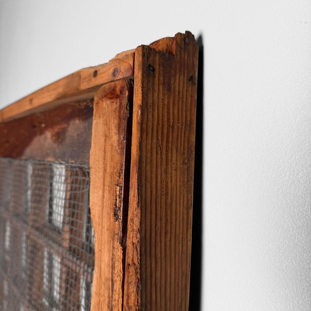 Antique Japanese Wooden Door Wall Panel, 1890s For Sale - Image 18 of 18