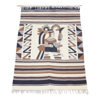 Vintage Kilim Wall Hanging Rug, 1970s For Sale