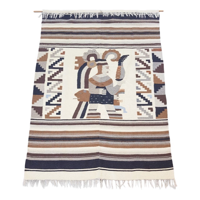 Vintage Kilim Wall Hanging Rug, 1970s For Sale