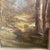 Mid-Century Modern Pastoral Forest Landscape Oil Painting - Gilded Frame For Sale - Image 11 of 12
