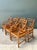 McGuire Vintage McGuire Target Back Rattan Dining Chairs - Set of 6 For Sale - Image 4 of 18