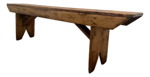 20th Century American Farmhouse Bench