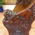 Victorian Carved Country Oak Settle with Lions and Mythical Creatures, 1840 For Sale - Image 16 of 18