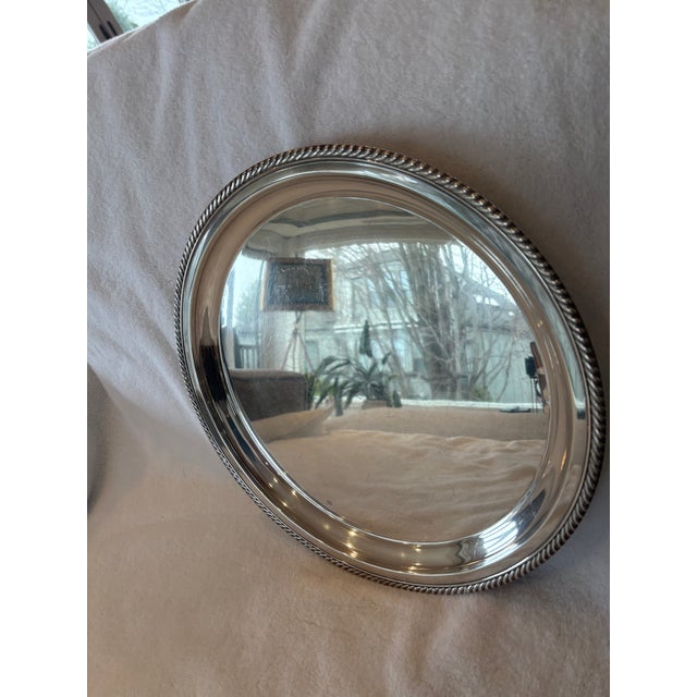 Gorham Mid 20th Century Sterling Silver Gorham Platter For Sale - Image 4 of 8