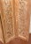Mid 20th Century Three-Panel Carved Bleached Hardwood Bird Floral Screen, Style of James Mont For Sale - Image 9 of 12