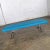 Madison Furniture Mid 20th Century Bench Daybed Turquoise Vinyl Faux Leather & Chrome After Arthur Umanoff for Madison Furniture Co For Sale - Image 4 of 13