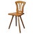 Vintage Czechoslovak Folk Farmhouse Chair in Wood, 1940s For Sale - Image 9 of 9