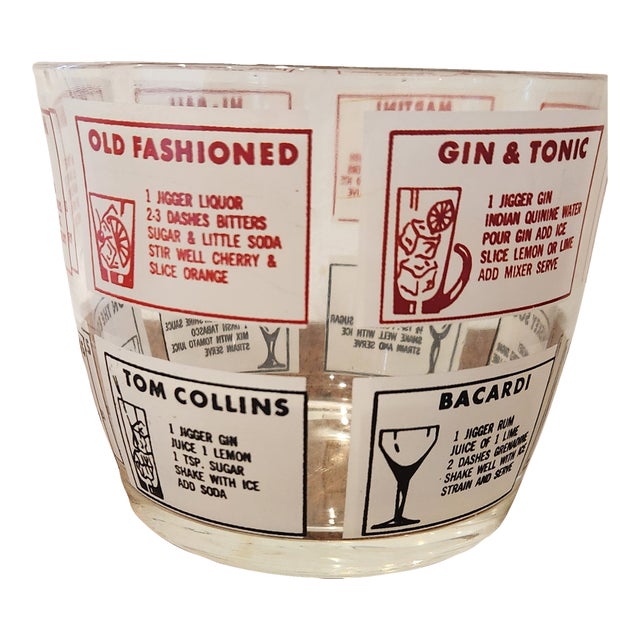 Vintage 1950s Hazel-Atlas Ice Bucket For Sale