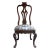 Featuring a Fremarc Designs carved slat back side chair. Shown in an Antique Brittany finish.