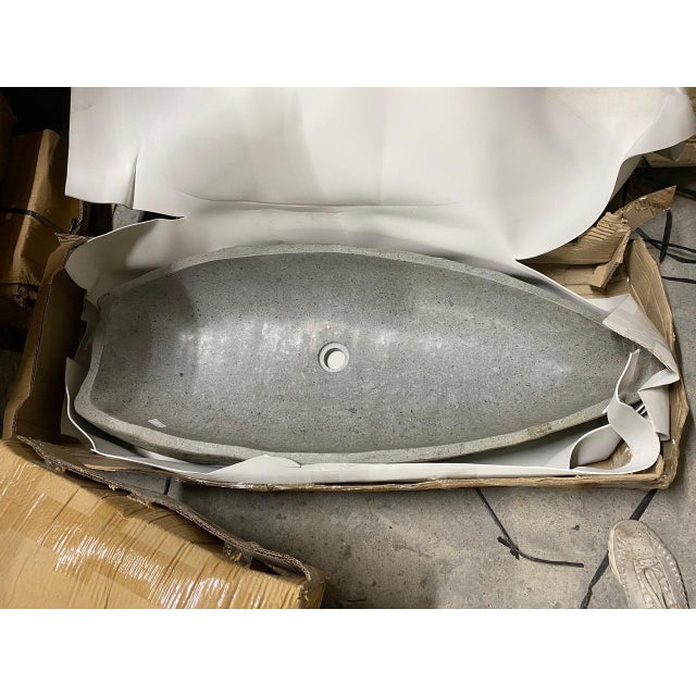 Contemporary Andrianna Shamaris River Rock Vessel For Sale - Image 3 of 18