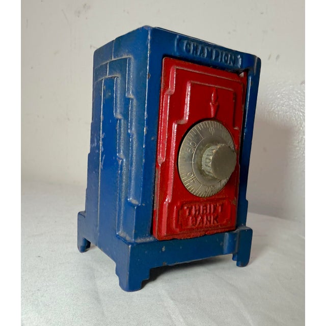 The rare Antique 1930's cast Iron Champion safe thrift still bank from Geneva, Ohio is a unique and collectible piece that...