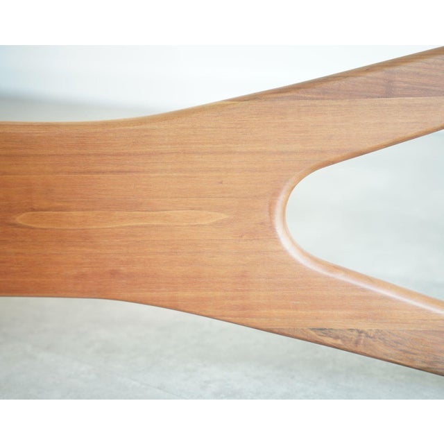 Adrian Pearsall for Craft Associates Asymmetric Walnut Coffee Table, C. 1950s For Sale - Image 9 of 9