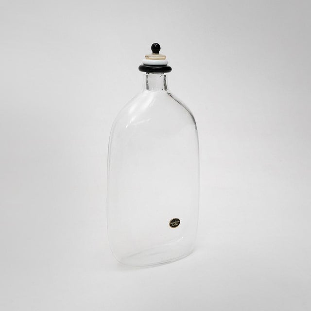 Murano Glass Bottle with Stopper by Giovanni Cenedese, 1970s For Sale - Image 13 of 13