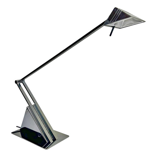 Art Deco Style Architectural Geometric Desk Lamp from Hillebrand Leuchten, 1980s For Sale