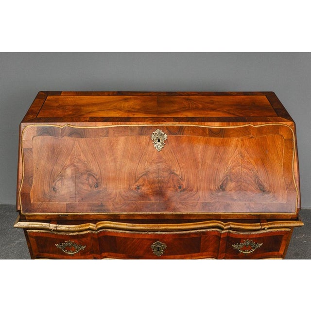 Baroque Style Slant-Folding Secretary For Sale - Image 15 of 18