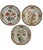 Ceramic Vintage Chinese Floral Ceramic Crackle Glaze Decorative Plates - Set of 3 For Sale - Image 7 of 7