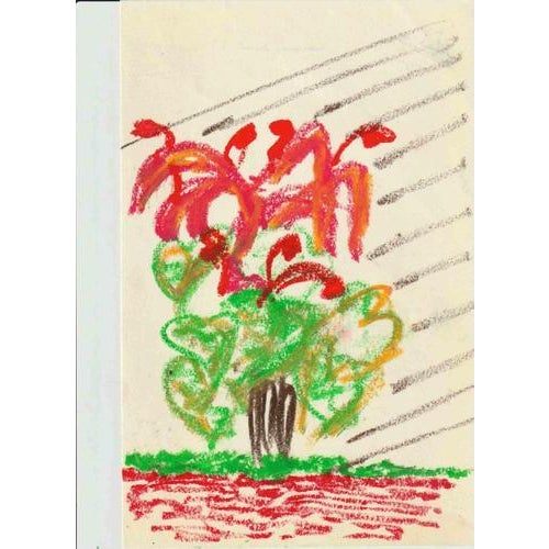 This original drawing by Alfredo Pizzi presents a vivid, expressive interpretation of natural elements, rendered with oil...