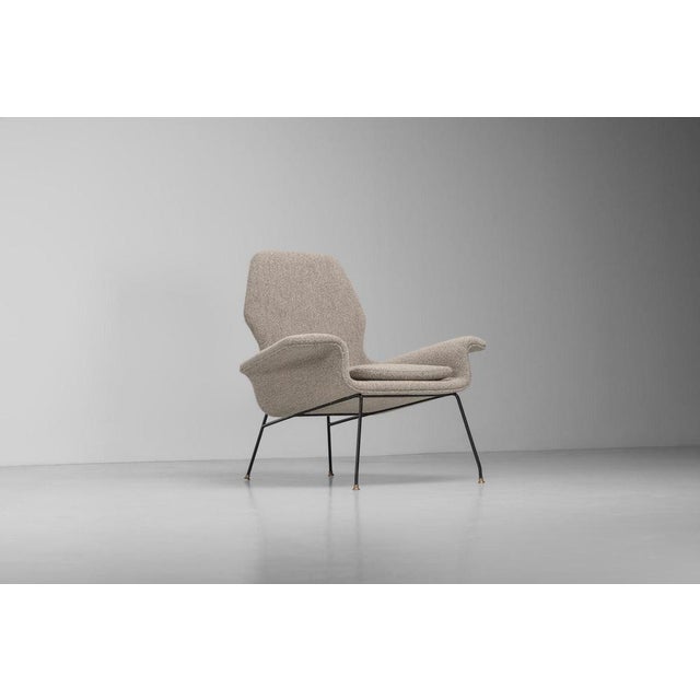 Large Lounge Chair by Carlo Hauner for Forma Moveis, Brazil, 1955 For Sale - Image 10 of 18