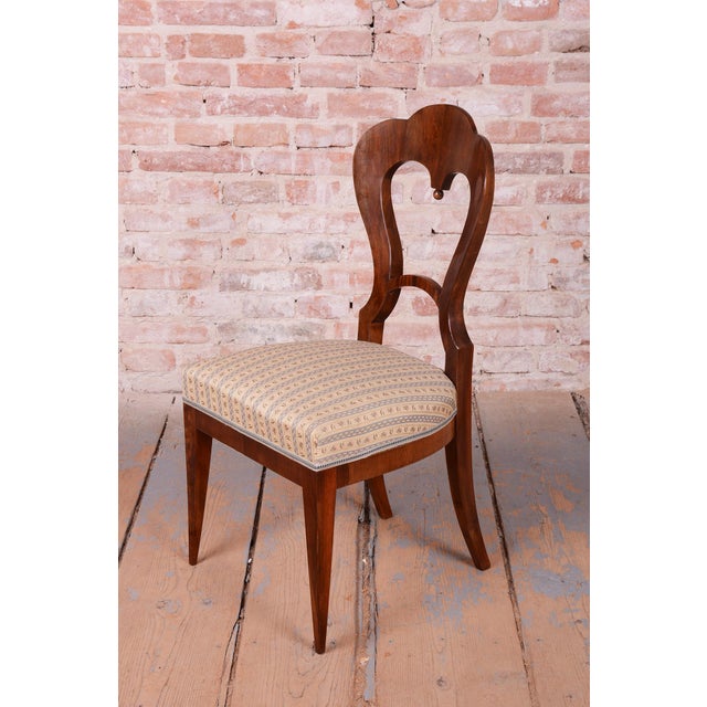 Textile Biedermeier Chairs in Walnut, Austria, 1830s, Set of 8 For Sale - Image 7 of 14