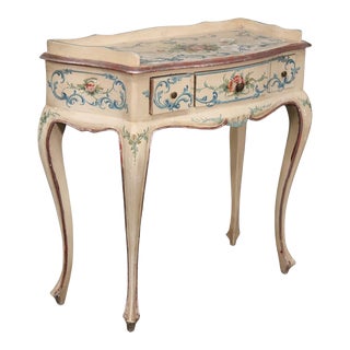 Hand-Painted Venetian Italian Ladies Vanity Circas 1920s For Sale