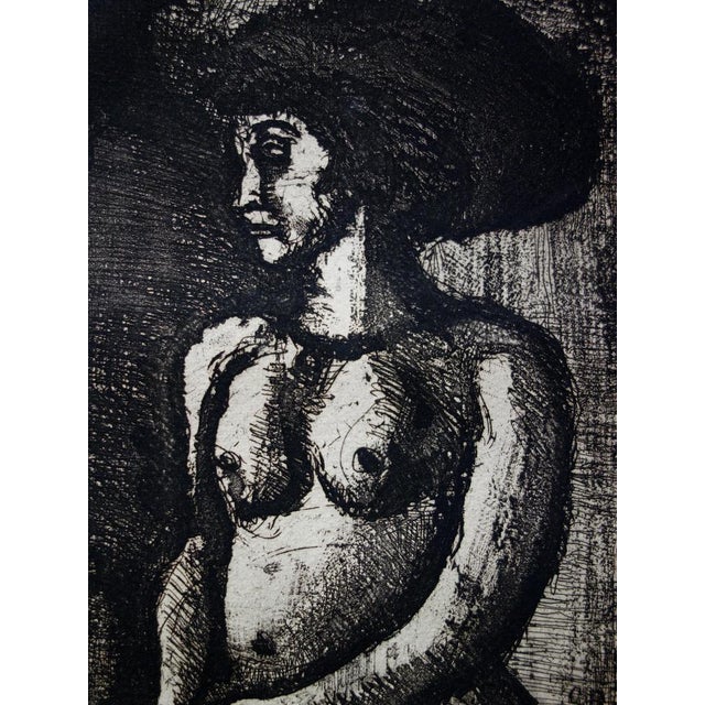 Georges Rouault, Portrait of an African Woman, 1928, Original Etching For Sale - Image 3 of 5