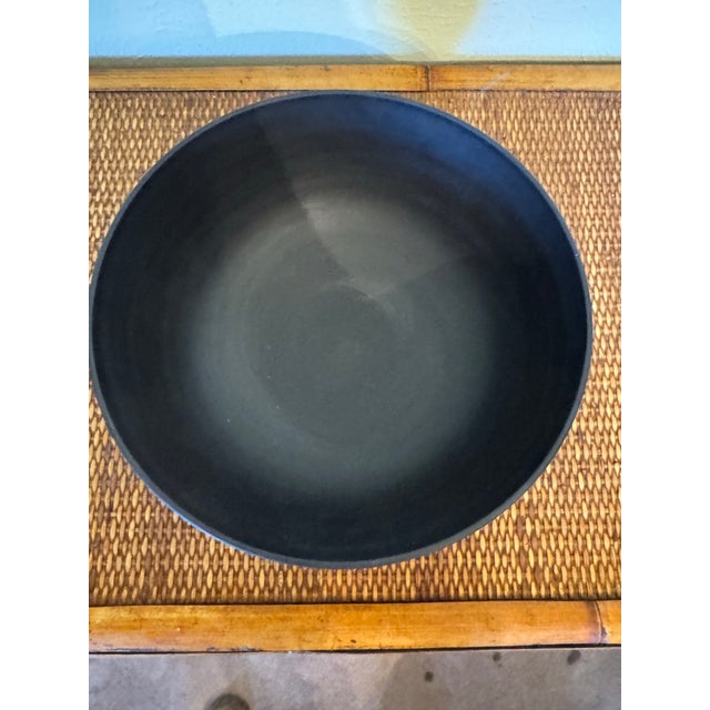 Early 20th Century Early 20th Century Wedgwood Basalt Engine Turned Bowl For Sale - Image 5 of 8