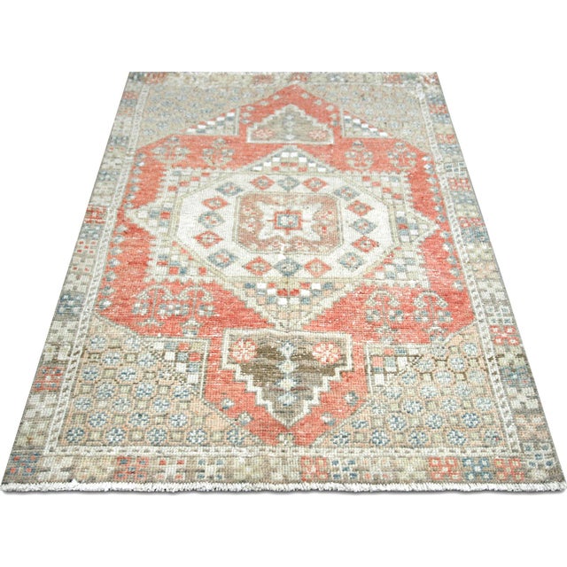 1960s 1960s Turkish Oushak Rug For Sale - Image 5 of 5