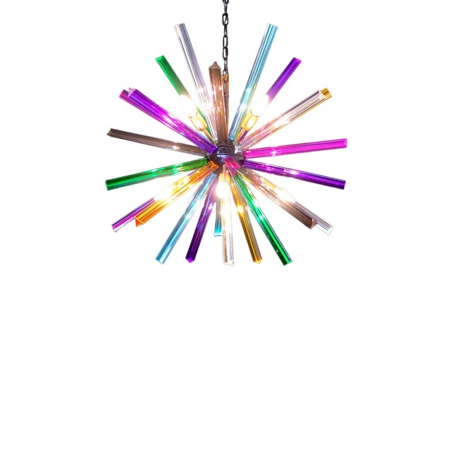 Italian Glass Sputnik Light from Justfurnituress SRL For Sale - Image 11 of 13