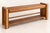 Vintage Mid-Century Solid Wood Two-Tone Bench or Low Console, 60” For Sale In Los Angeles - Image 6 of 7