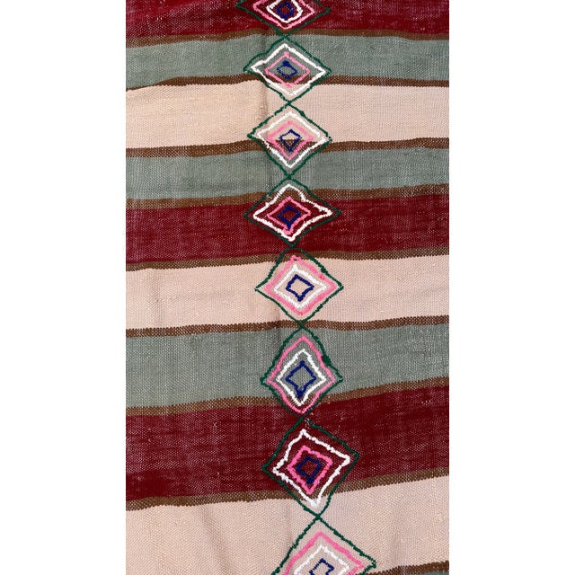 Textile 1990s Tribal Berber Throw Blanket For Sale - Image 7 of 8