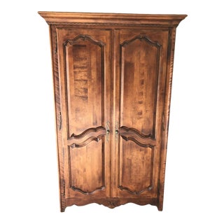 French Country Ethan Allen Armoire For Sale