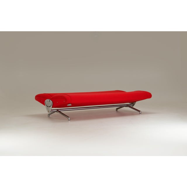 Red D70 Sofa by Osvaldo Borsani for Tecno, 1950s For Sale - Image 8 of 18