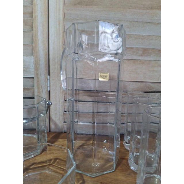 Vintage French Beverage Set in Glass from Luminarc, 1970s, Set of 17 For Sale - Image 4 of 9