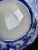 Ceramic Antique Henry Alcock Delamere Flow Blue Dinner Plate With Gold Accents For Sale - Image 7 of 9