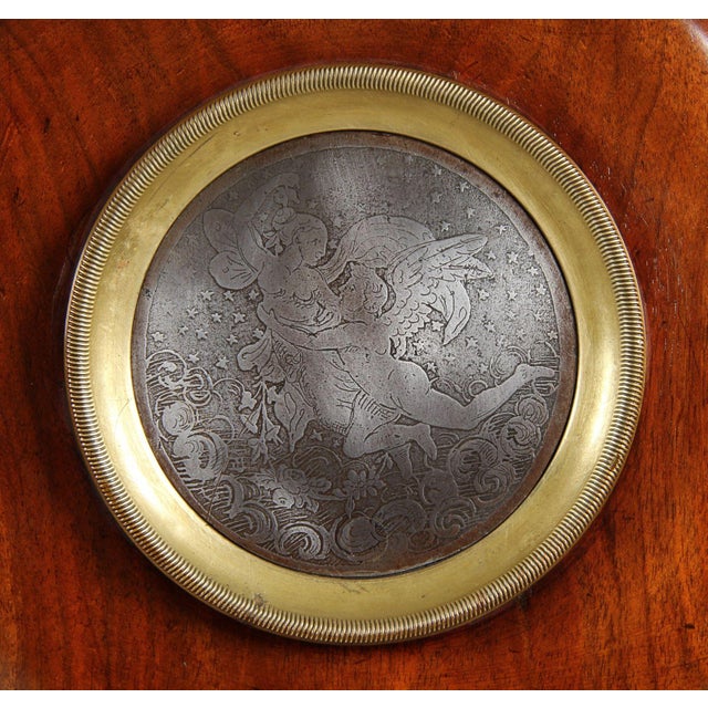 Late 19th Century Safe Cabinet in Walnut, Iron and Steel, Milano, 1876 For Sale - Image 5 of 18