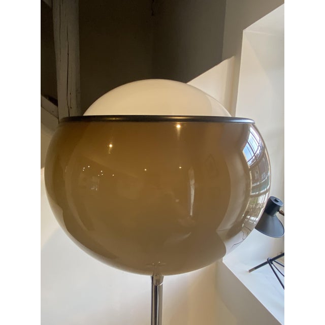 Harvey Guzzini Vintage Chrome Floor Lamp by Guzzini for Iguzzini, 1970s For Sale - Image 4 of 18