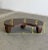 Ribbed Kidney Coffee Table in Walnut For Sale - Image 10 of 12