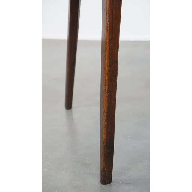 Wood Antique English Cricket Table, 18th Century For Sale - Image 7 of 11