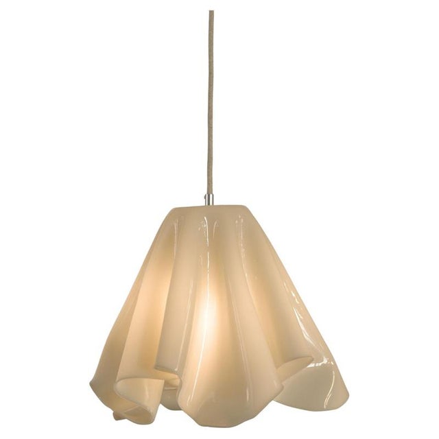 Serenity Pendant Lamp in Neutral Beige Bio-Based Resin by Waves.Studio For Sale - Image 9 of 9